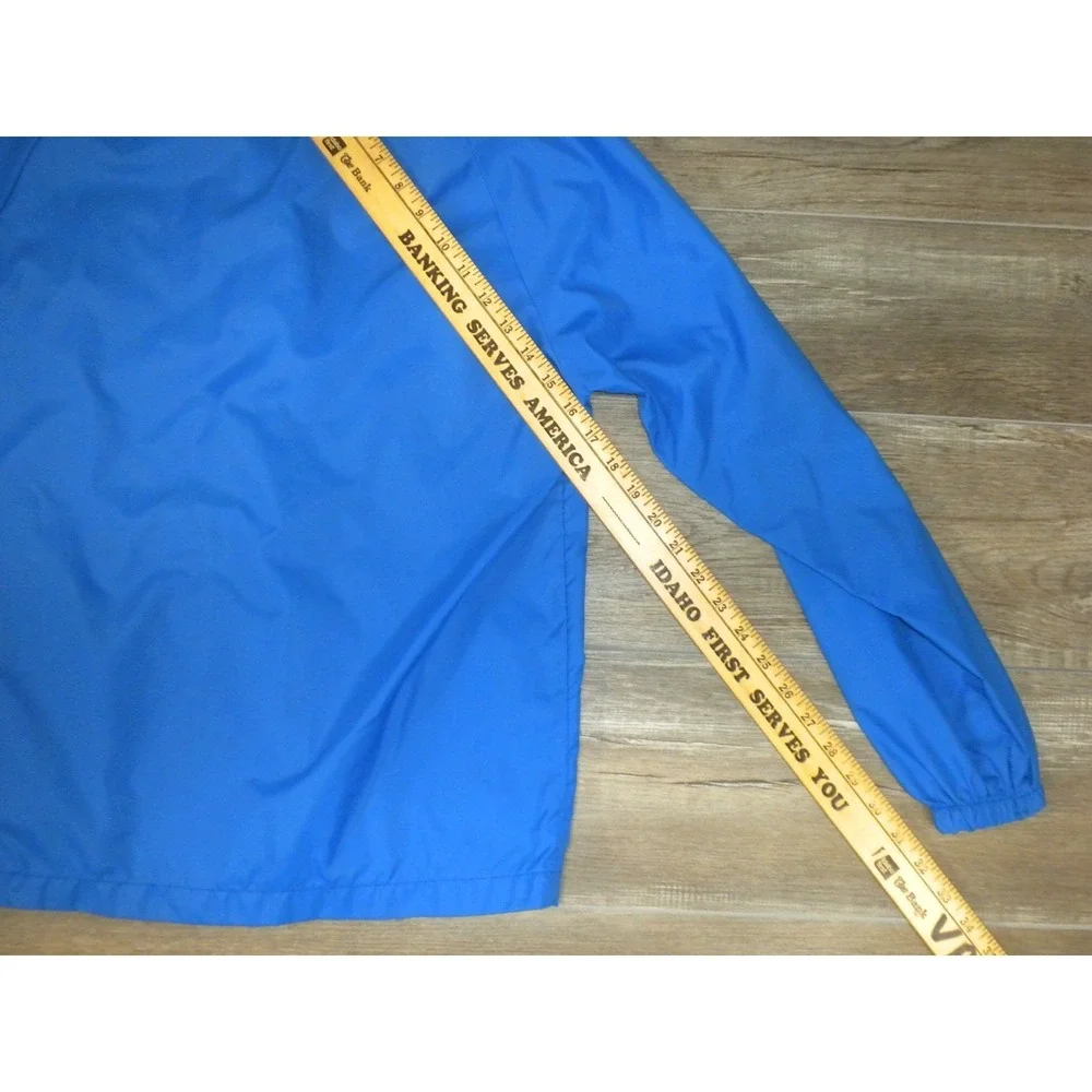 Vintage Hamm's‎ Beer Windbreaker Jacket Mens S Blue Snap Down Swingster USA 90's